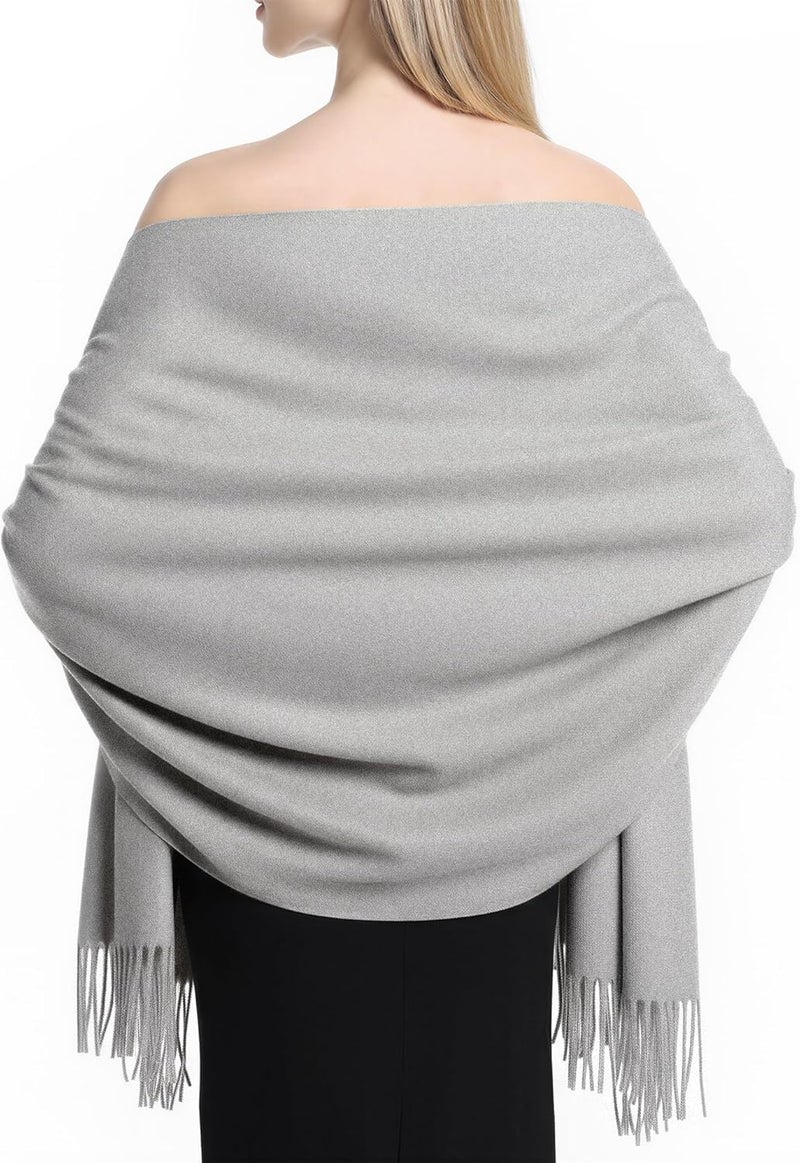 Sofier Pashmina Shawls And Wraps for Women for Evening Dress Warm Winter Scarf Wedding Bride Bridesmaid Gifts Cashmere Feel - Image 4